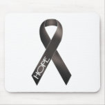 Black Ribbon Mouse Pads