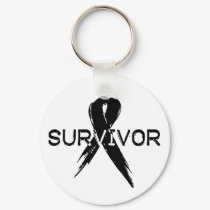 Black Ribbon Survivor keychains by kenogirlmd Black Ribbon Survivor keychains