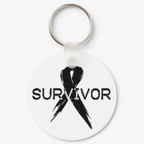 Black Ribbon Survivor keychains by HarvickDesigns Black Ribbon Survivor keychains