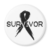Black Ribbon- Survivor magnets
