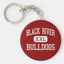 Black River - Bulldogs - Middle - Chester Keychains