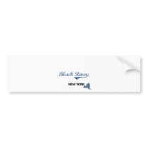 Black River New York City Classic Bumper Stickers