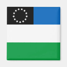Black River Province, Argentina flag Refrigerator Magnets
