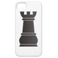 Black rock chess piece iPhone 5 case