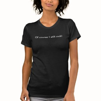 Black Rockstar Women With MS signature tee