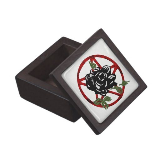 Black Rose and Pentagram Premium Gift Box
