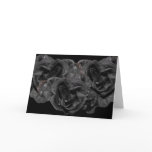 Black Rose Greeting Card