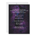 Black Rose Halloween Party Invitations