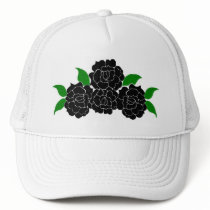 Black Rose Hat by Bradentontwo Black Rose Hat