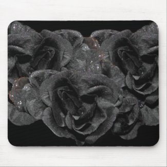 Black Rose Mousepad mousepad
