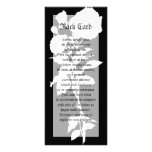 Black Rose Silhouette rack cards