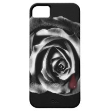 Black rose vampire iphone case iPhone 5 case