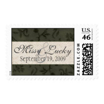 Black Rose w. Lace Couple Stamp