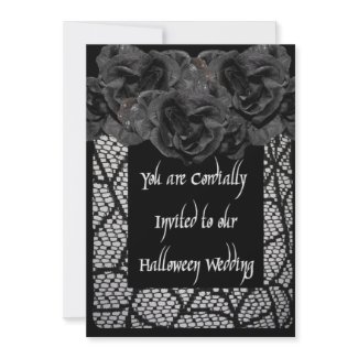 Black Rose Wedding Invitations invitation