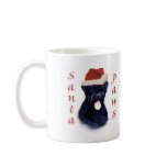 Black Russian Terrier Santa Paws mugs