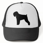 Black Russian Terrier Silhouette Mesh Hat