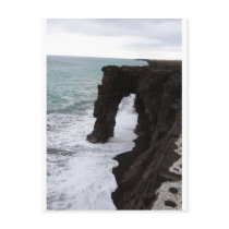 Black Sand Beach on the Big Island Postcards