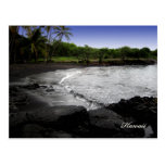 Black Sand Beach Postcards, Customizable