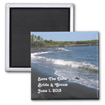 Wedding Save The Date Magnets Beach Theme