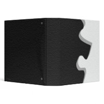 Black Sandstone Puzzle Avery Binder by Paper_Products Black Sandstone Puzzle Avery Binder