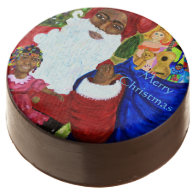 Black Santa Christmas Dipped Oreo Cookies Chocolate Covered Oreo