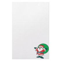 Black Santa Stationery