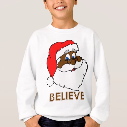 Black Santa Sweatshirt | Zazzle