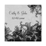 black Save the date magnet