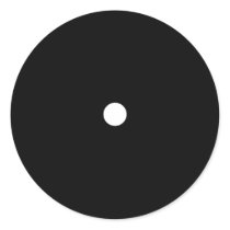 black saw blade icon stickers