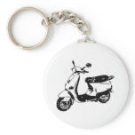 Black Scooter Key Chains