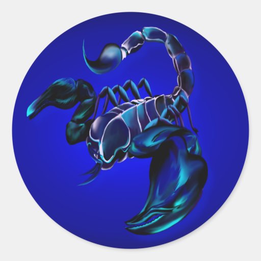Black Scorpion Stickers Zazzle
