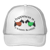 Black Scottish Terriers Happiness Trucker Hat