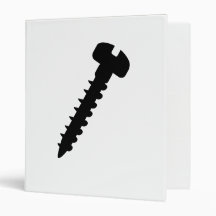 Black screw icon 3 ring binders