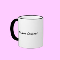Black Sex-linked Chickens mugs