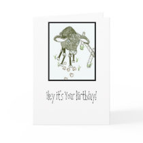 Black Sheep Birthday Greeting Card