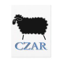 Black Sheep Czar postcards