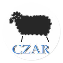 Black Sheep Czar stickers by czarshop Black Sheep Czar stickers