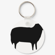 black sheep icon keychains