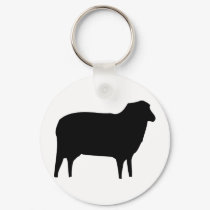 black sheep icon keychains