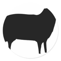 black sheep icon stickers