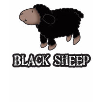 Black Sheep Ladies Basic T-Shirt by screwballgraphics Black Sheep Ladies Basic T-Shirt