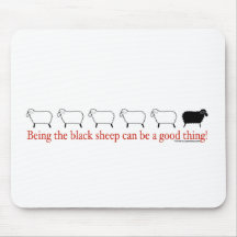Black Sheep Mouse Pads