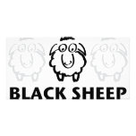black sheep customized photo card