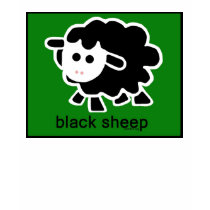 black sheep.psd t-shirts