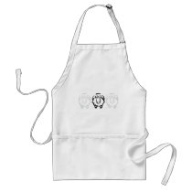 black sheep white sheeps apron