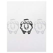 black sheep white sheeps letterhead template