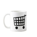 black shopping trolley mugs