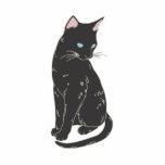 Black Siamese Cat Cut Outs