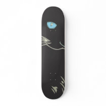 Black Siamese Cat Custom Skateboard