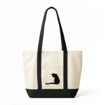 Black Silhouette Cat Bag